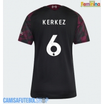 Camisa de time de futebol Liverpool Milos Kerkez #6 Replicas 3º Equipamento Feminina 2026-27 Manga Curta